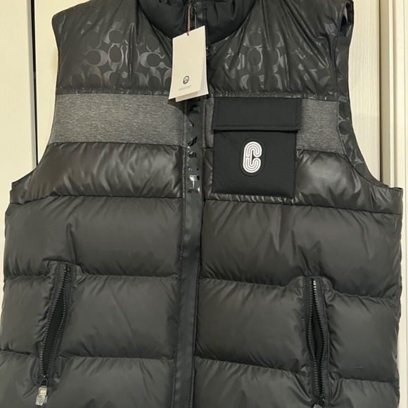 Coach Down Puffer Vest - Picture 4 of 7